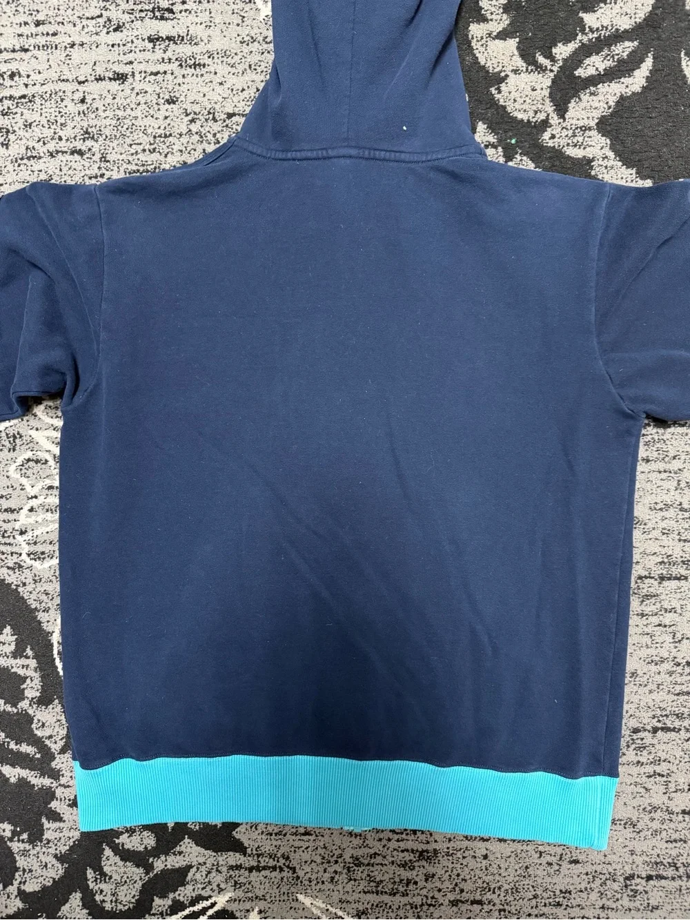 The North Face Navy & Turquoise Full-Zip Hoodie Jacket